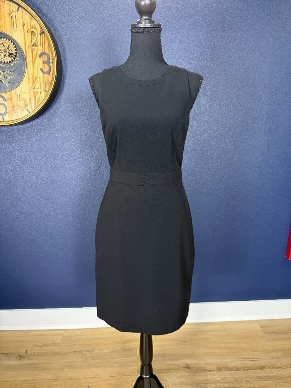 J. Crew Factory NWT Black Sleeveless Sheath Dress | 0